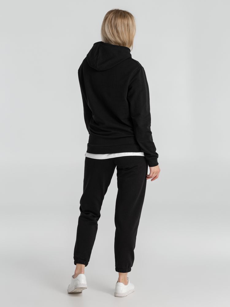 Толстовка с капюшоном унисекс Hoodie, черная, размер L-13