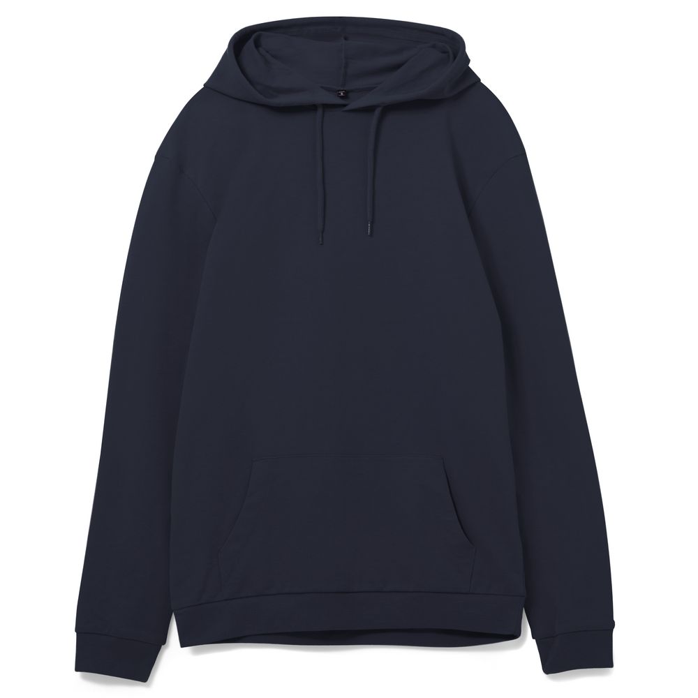 Толстовка с капюшоном унисекс Hoodie, темно-синяя, размер S-1