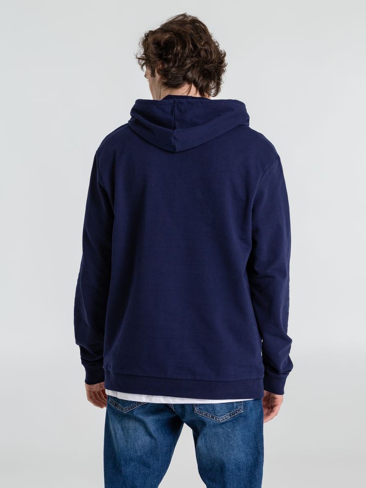 Толстовка с капюшоном унисекс Hoodie, темно-синяя, размер S-12