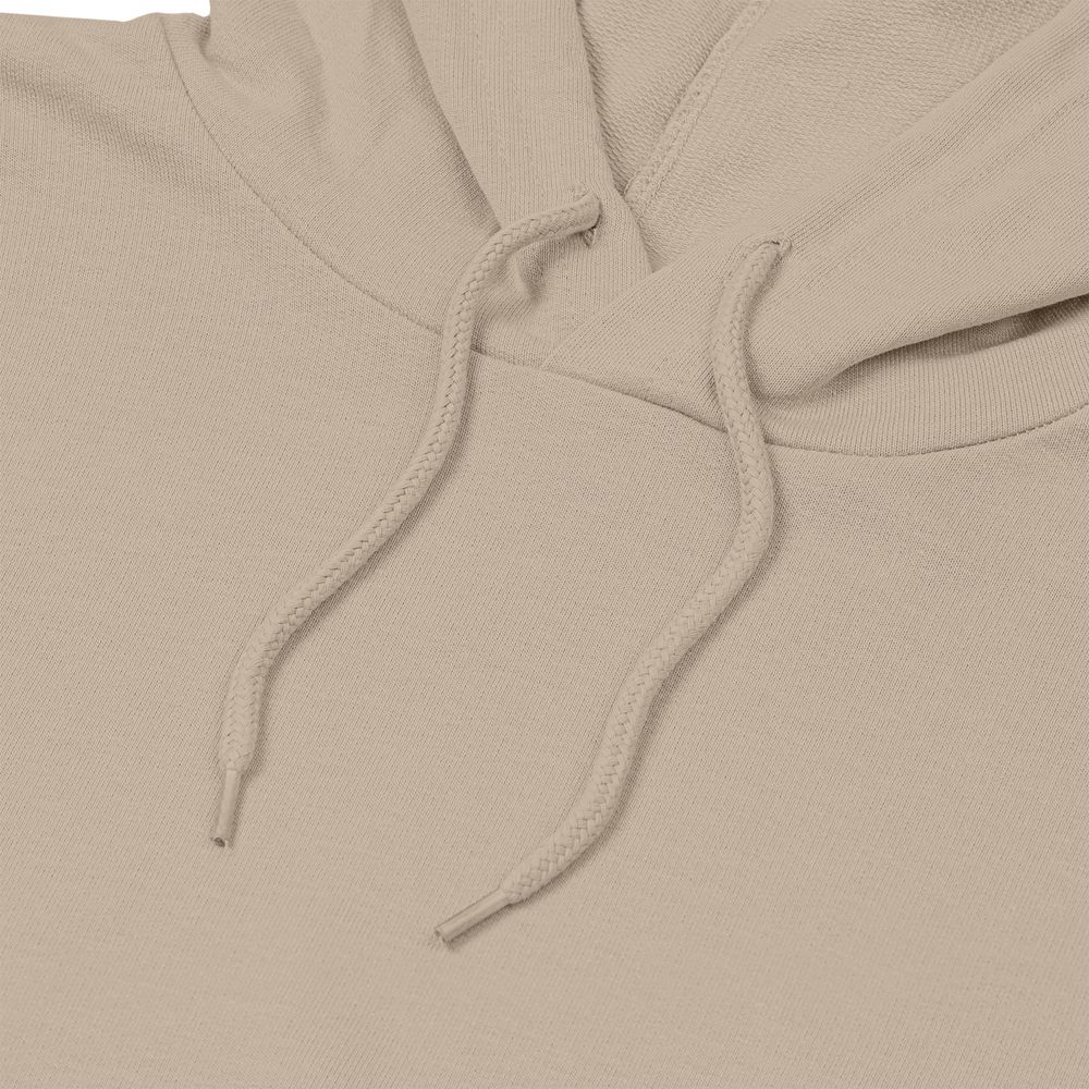 Толстовка с капюшоном унисекс Hoodie, бежевая, размер XS-3