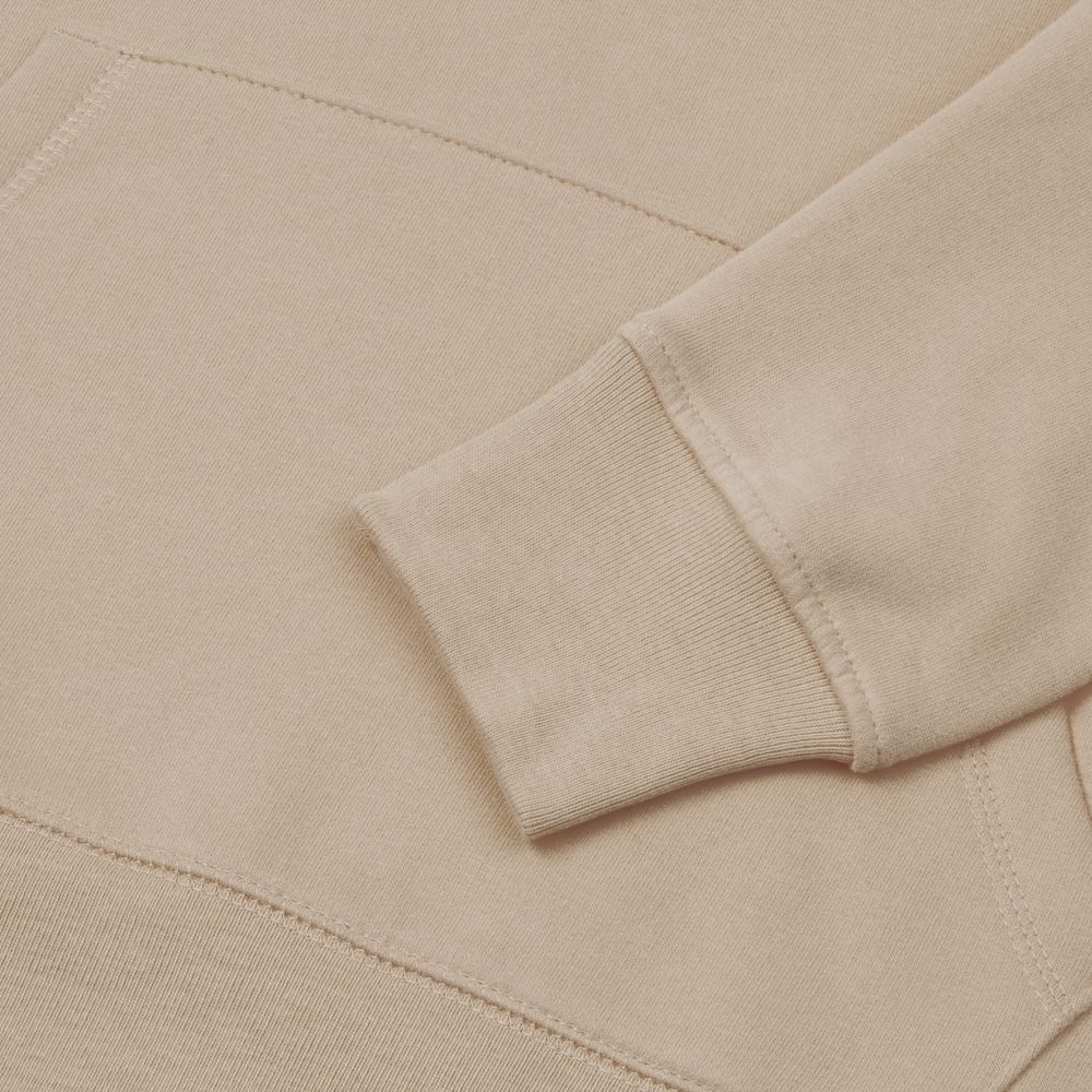 Толстовка с капюшоном унисекс Hoodie, бежевая, размер XS-4