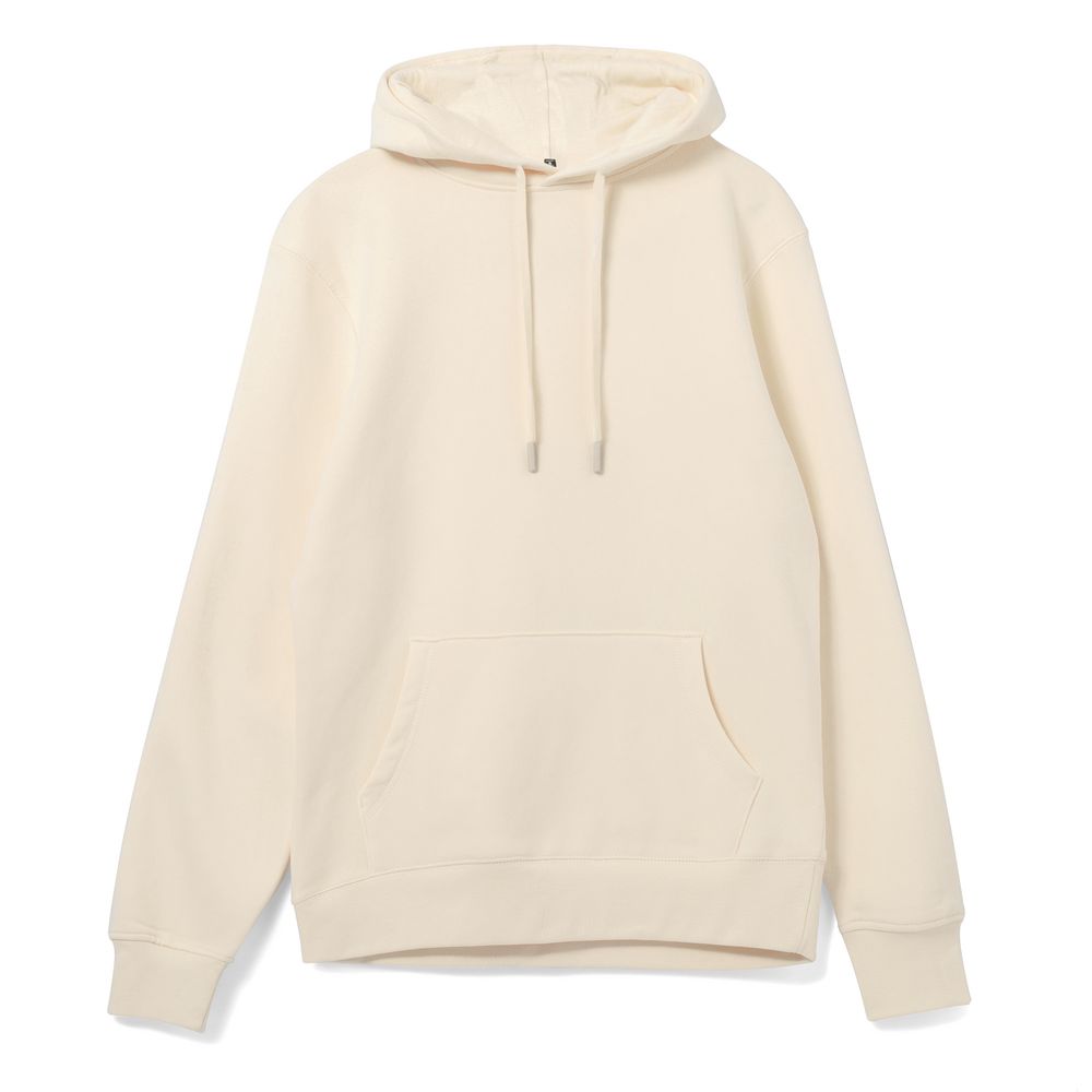 Толстовка с капюшоном унисекс Hoodie, светло-желтая, размер S-1