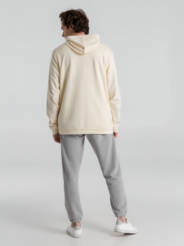 Толстовка с капюшоном унисекс Hoodie, светло-желтая, размер S-13