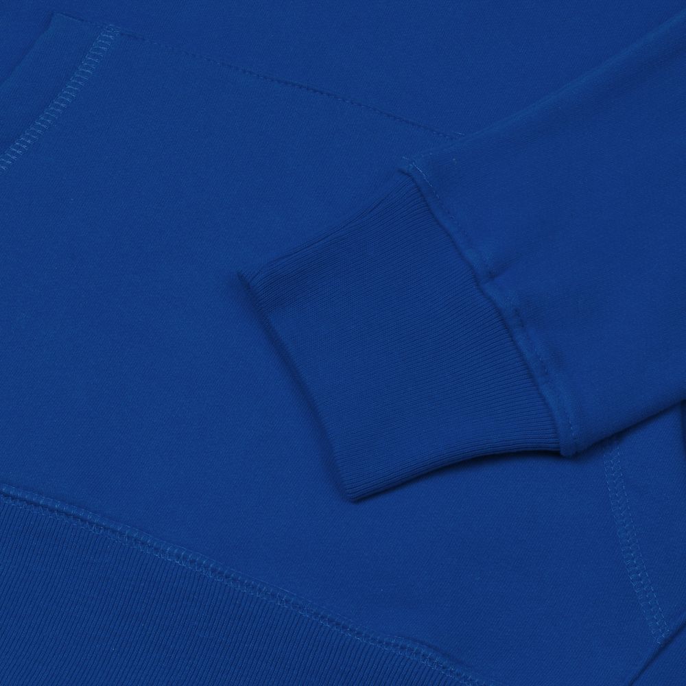Толстовка с капюшоном унисекс Hoodie, ярко-синяя, размер S-4
