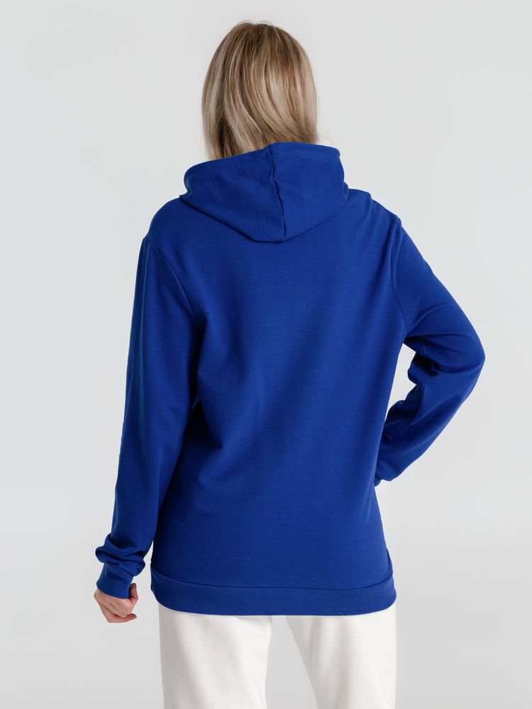 Толстовка с капюшоном унисекс Hoodie, ярко-синяя, размер S-7