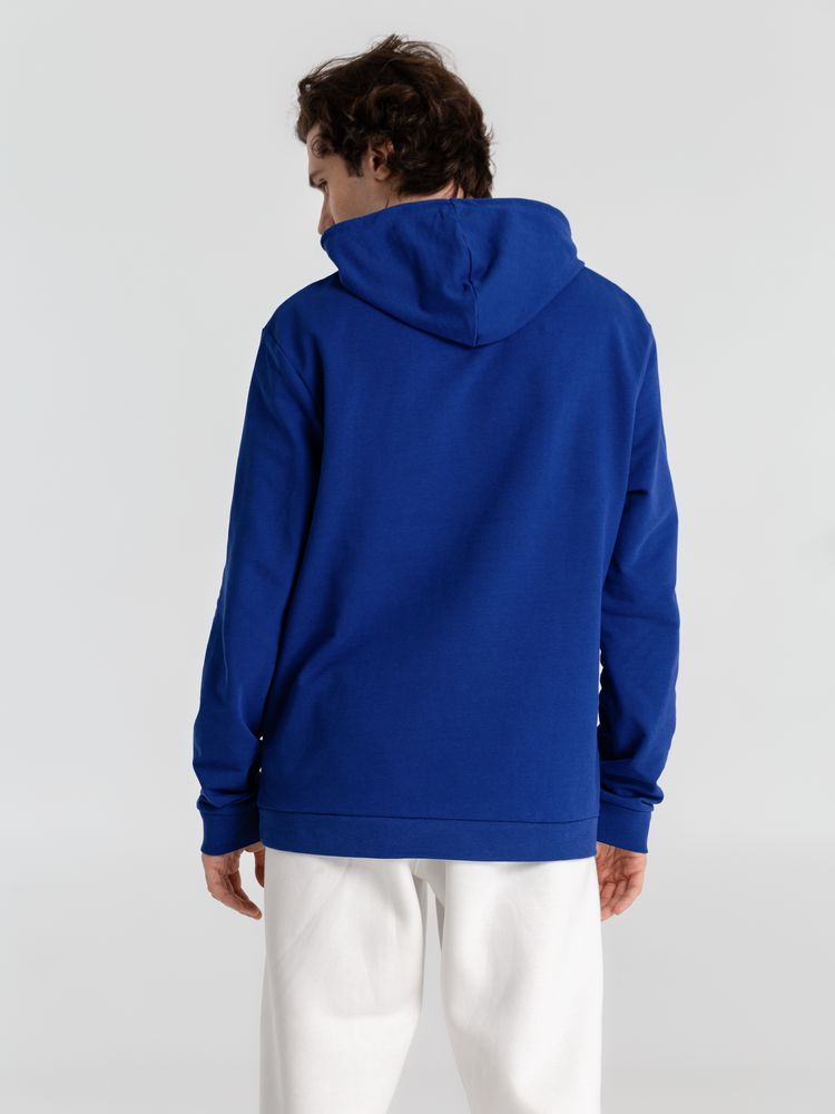 Толстовка с капюшоном унисекс Hoodie, ярко-синяя, размер S-12