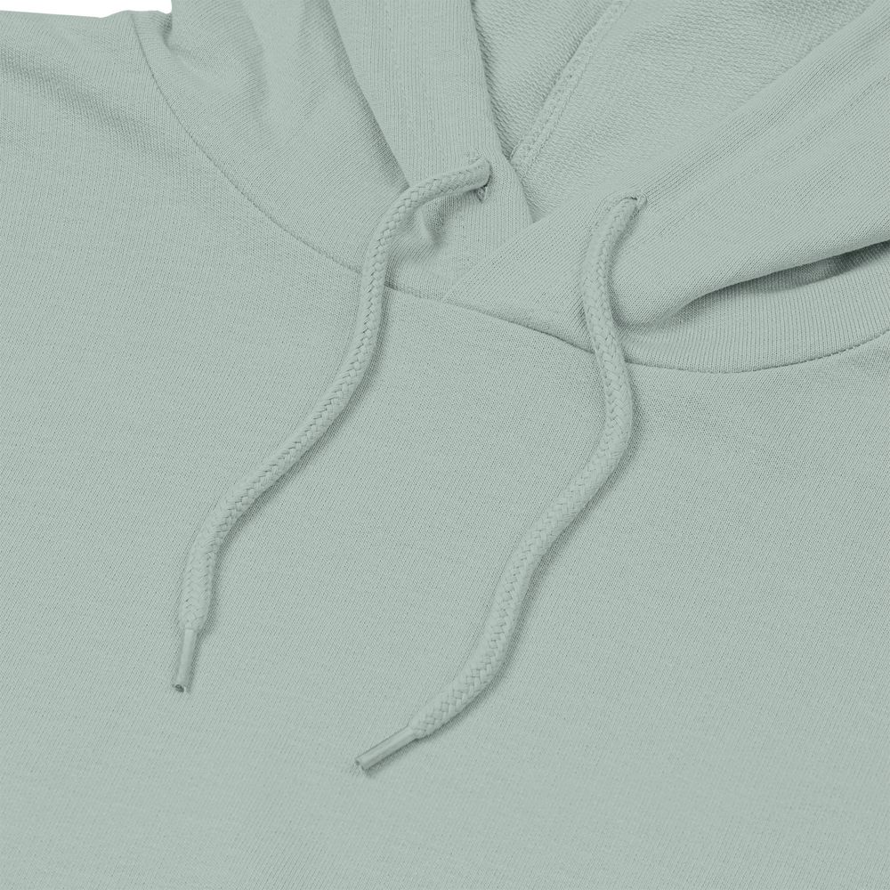 Толстовка с капюшоном унисекс Hoodie, серо-зеленая, размер S-3