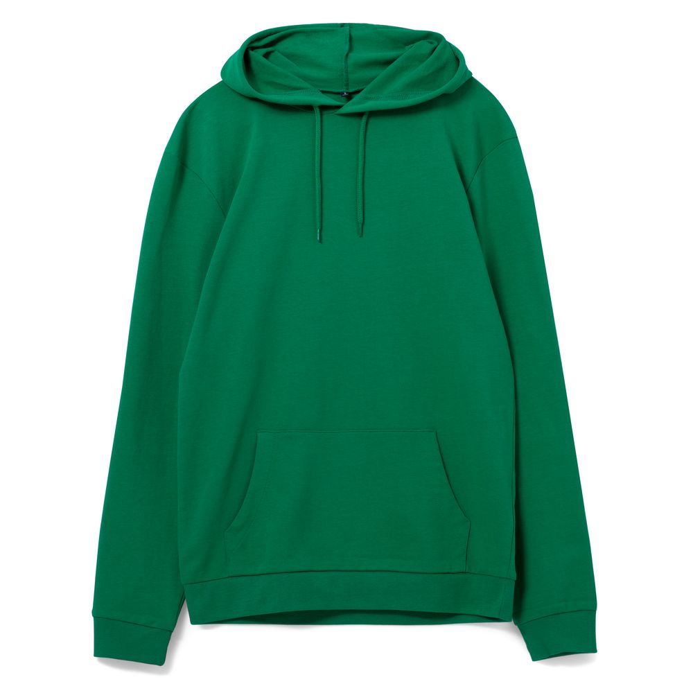 Толстовка с капюшоном унисекс Hoodie, зеленая, размер S-1