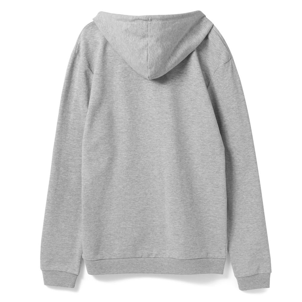 Толстовка с капюшоном унисекс Hoodie, серый меланж, размер S-2