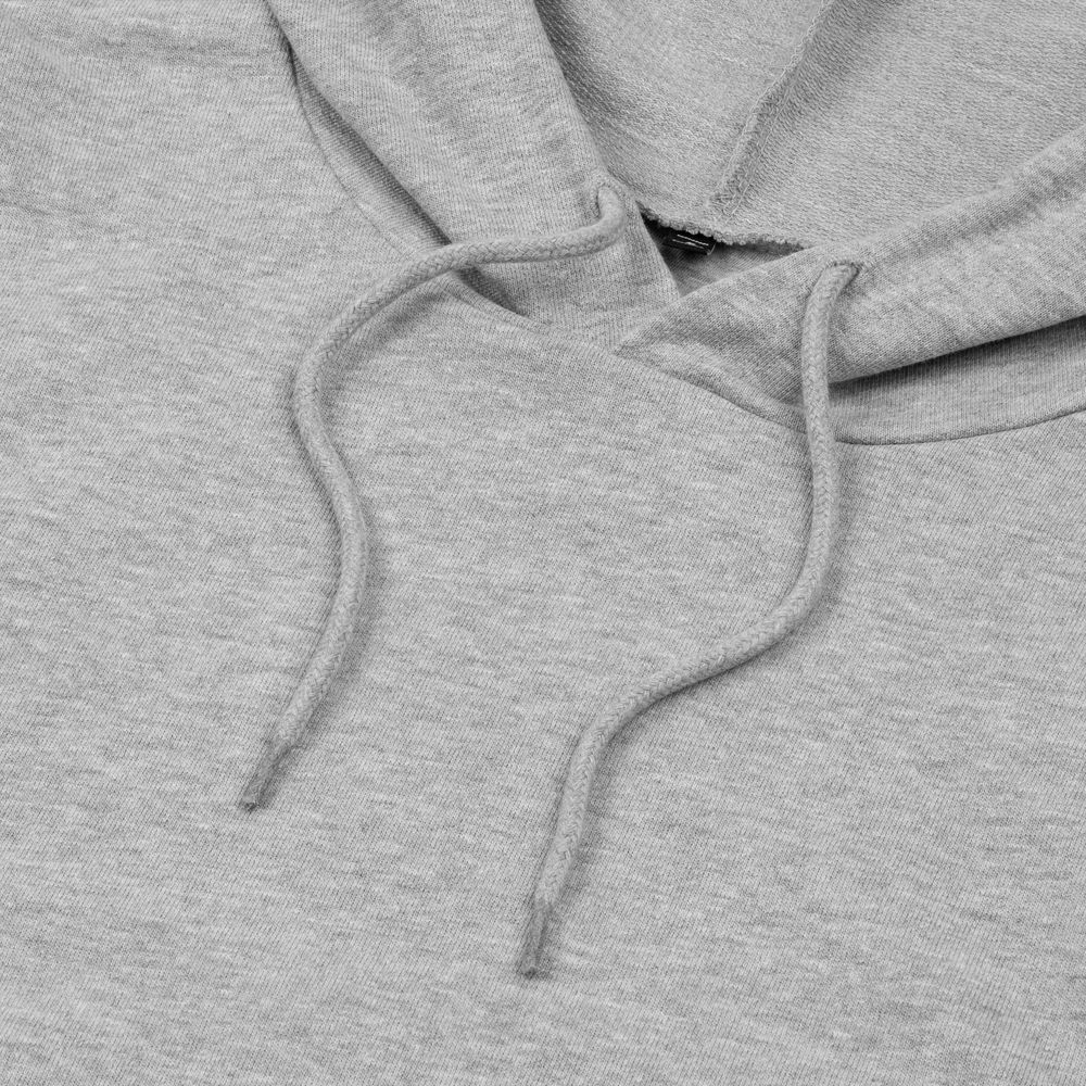 Толстовка с капюшоном унисекс Hoodie, серый меланж, размер S-3