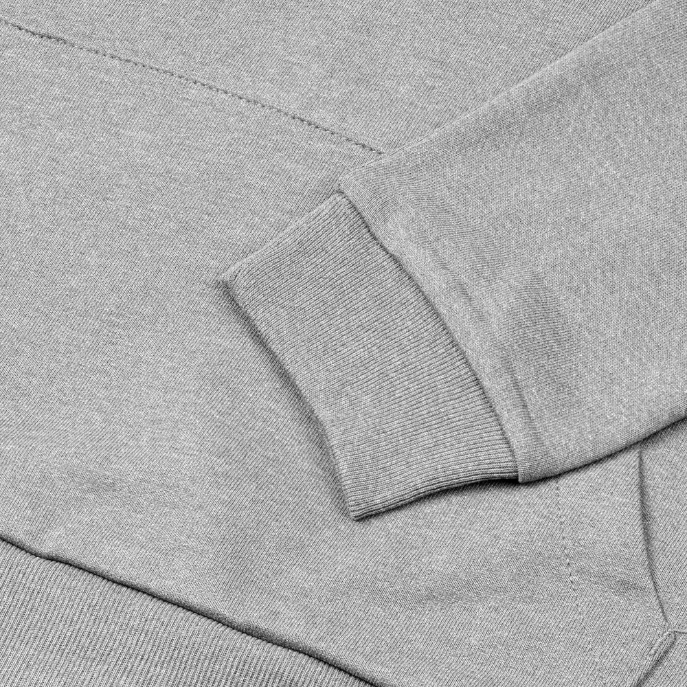 Толстовка с капюшоном унисекс Hoodie, серый меланж, размер S-4