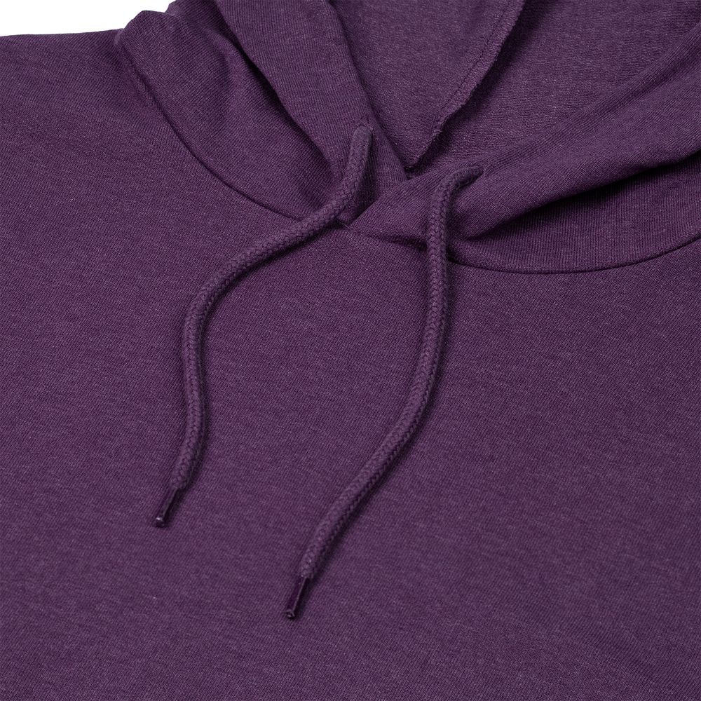 Толстовка с капюшоном унисекс Hoodie, фиолетовый меланж, размер S-3