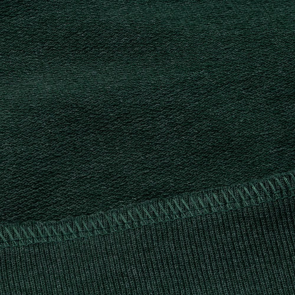 Толстовка с капюшоном унисекс Hoodie, темно-зеленый меланж, размер XS-5