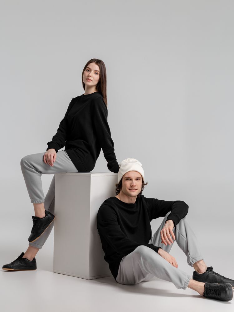 Свитшот унисекс BNC Inspire (Organic), черный, размер XS-13