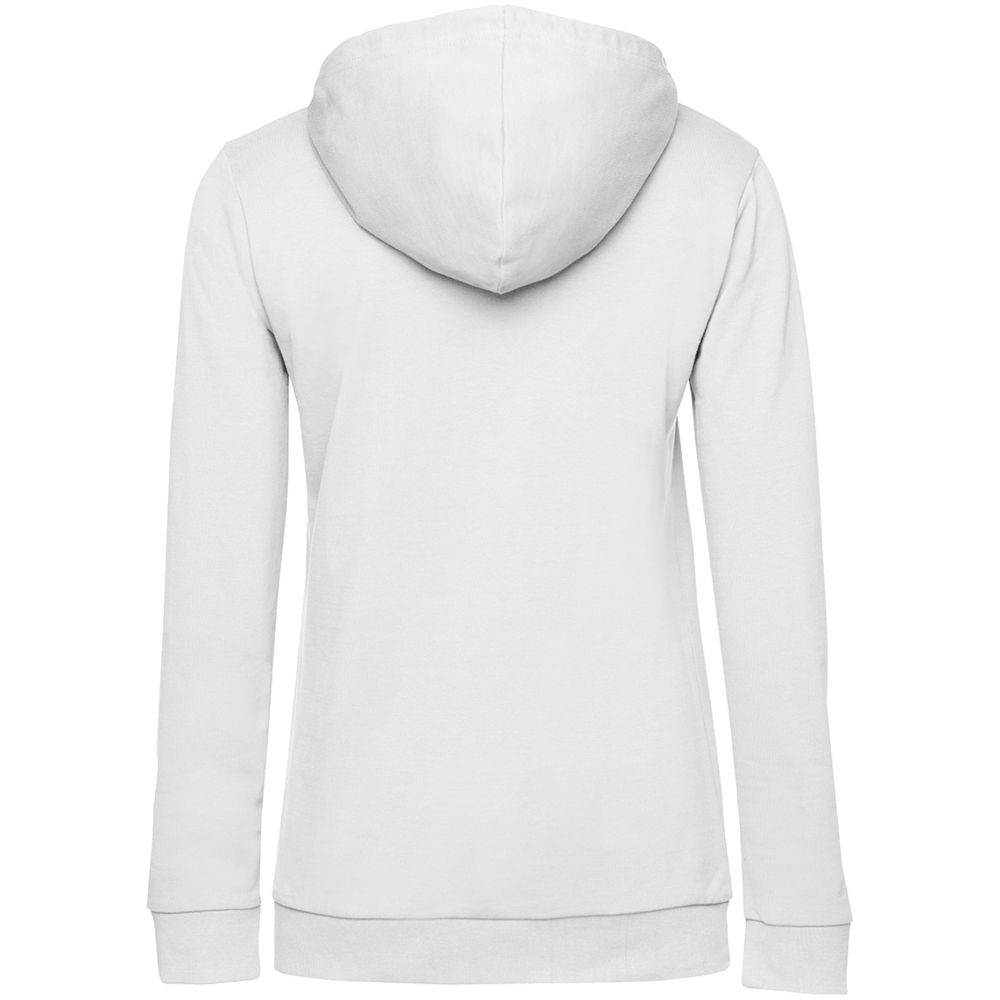 Толстовка с капюшоном женская Hoodie, белая, размер L-2
