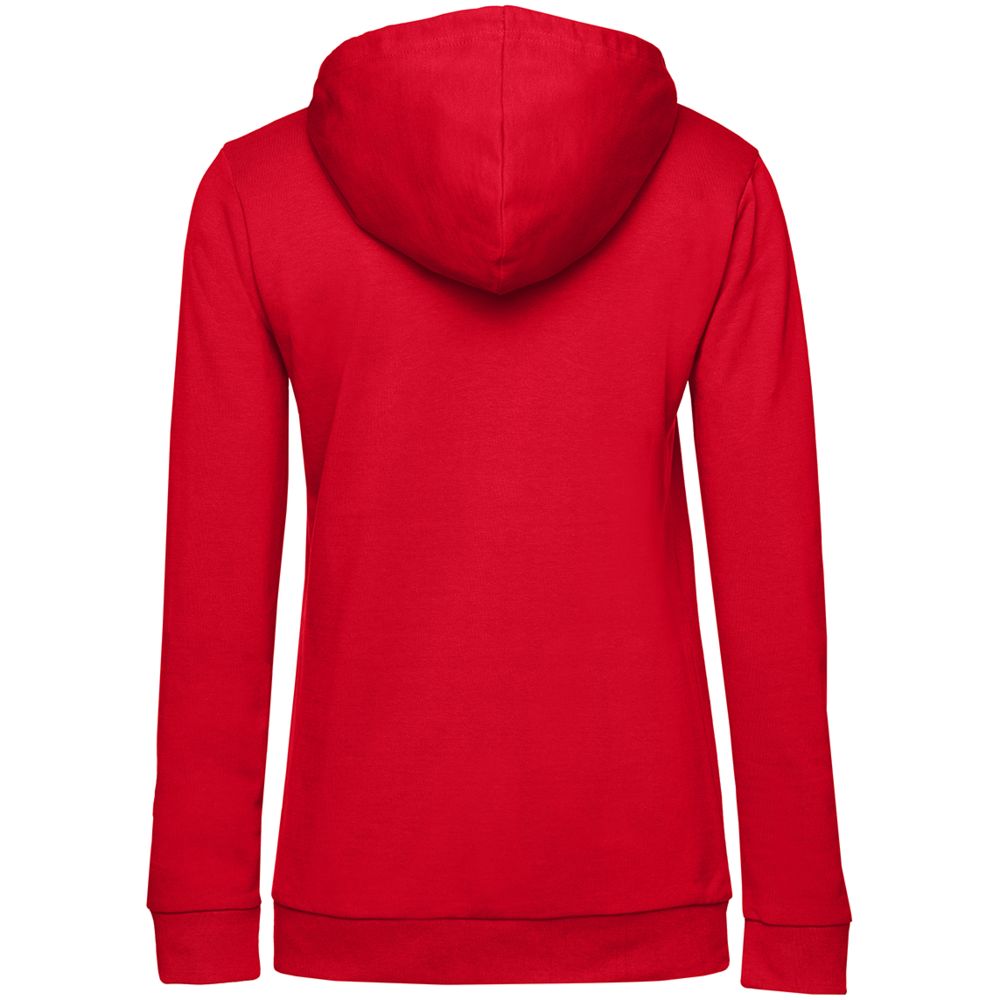 Толстовка с капюшоном женская Hoodie, красная, размер S-2