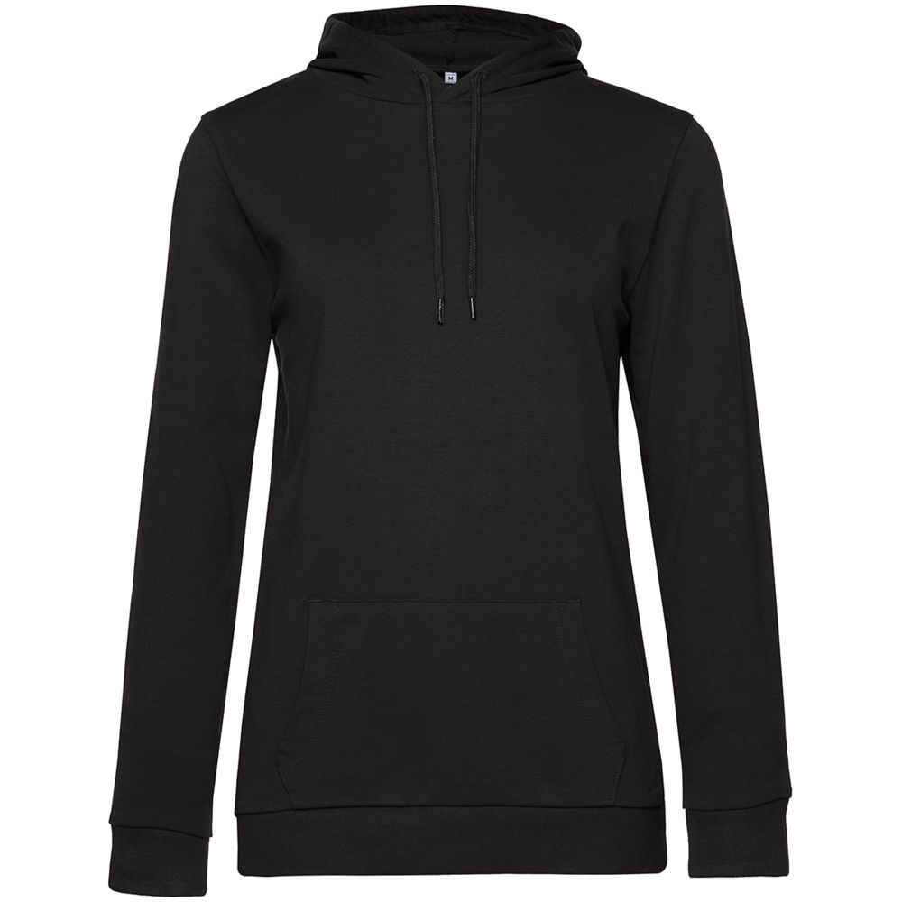Толстовка с капюшоном женская Hoodie, черная, размер L-1