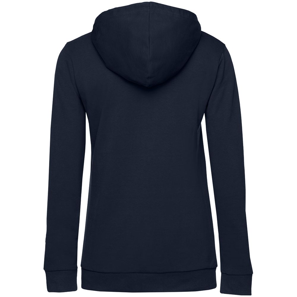 Толстовка с капюшоном женская Hoodie, темно-синяя, размер L-2