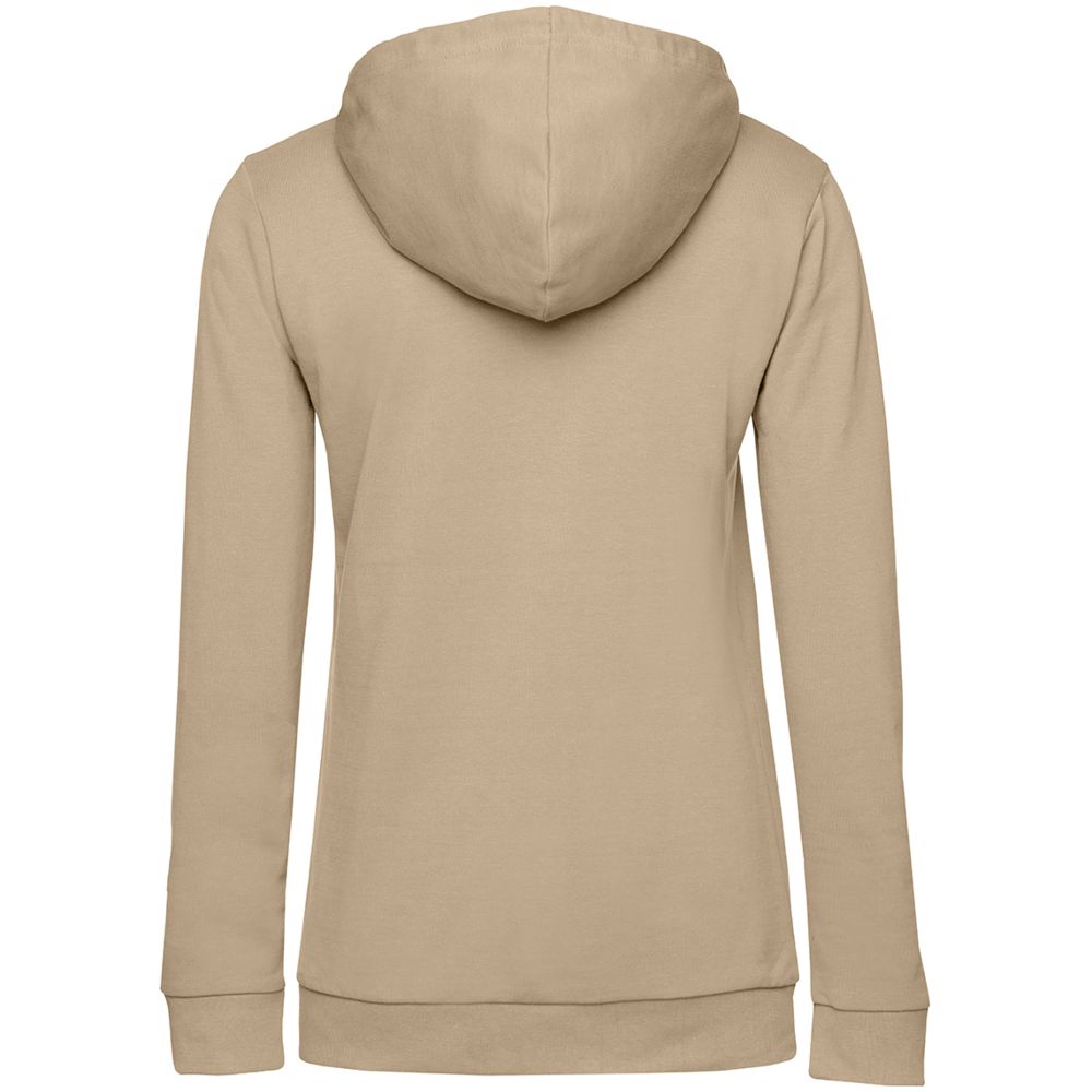 Толстовка с капюшоном женская Hoodie, бежевая, размер L-2