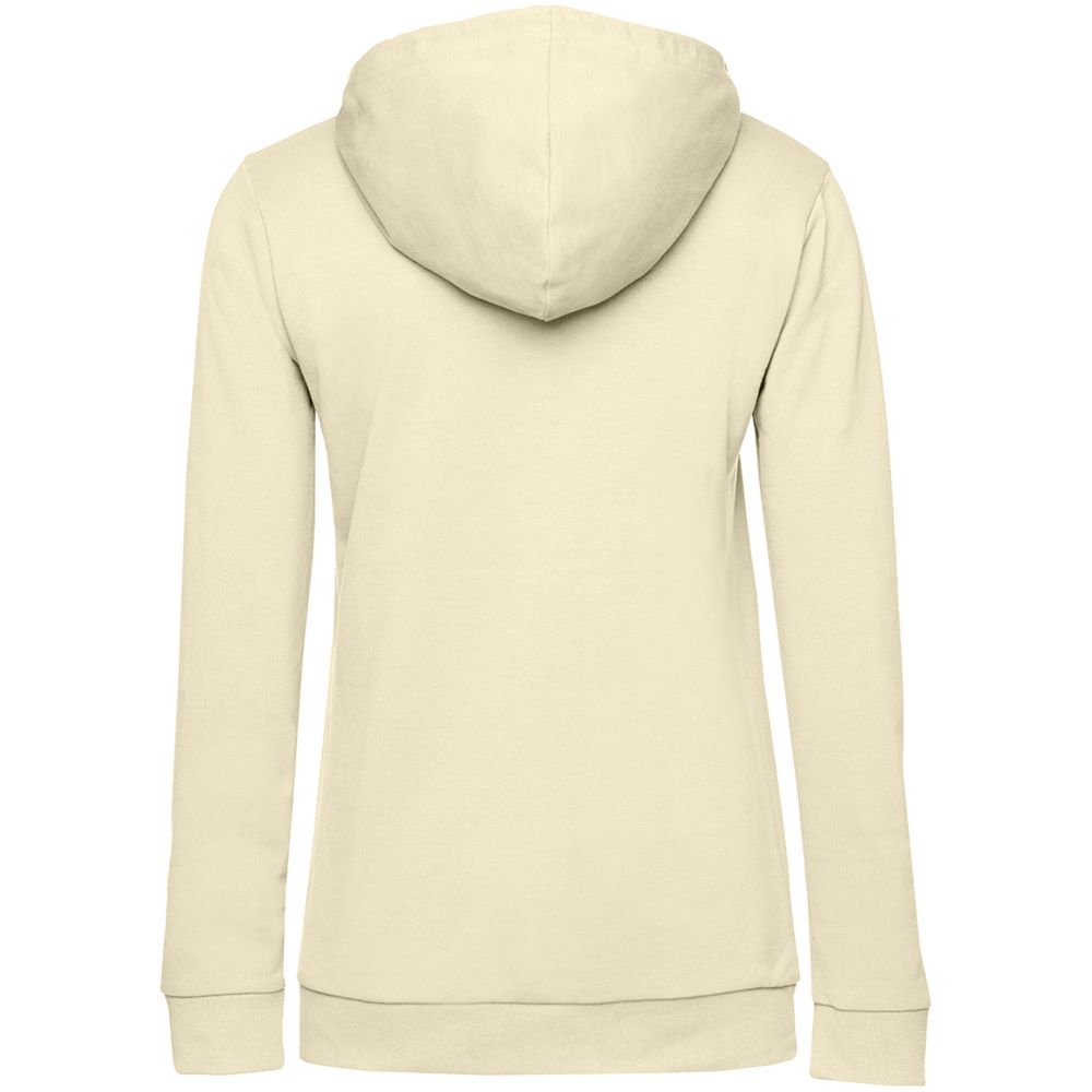 Толстовка с капюшоном женская Hoodie, светло-желтая, размер L-2