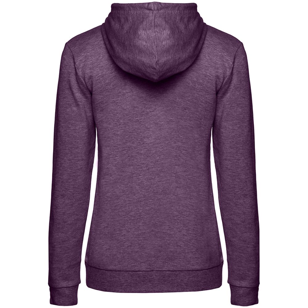 Толстовка с капюшоном женская Hoodie, фиолетовый меланж, размер L-2