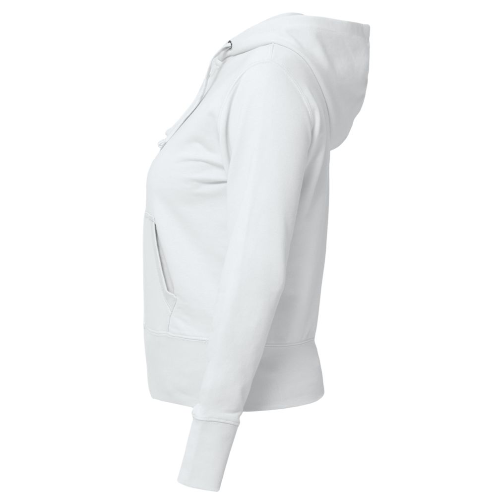 Толстовка женская Hooded Full Zip белая, размер XS-2