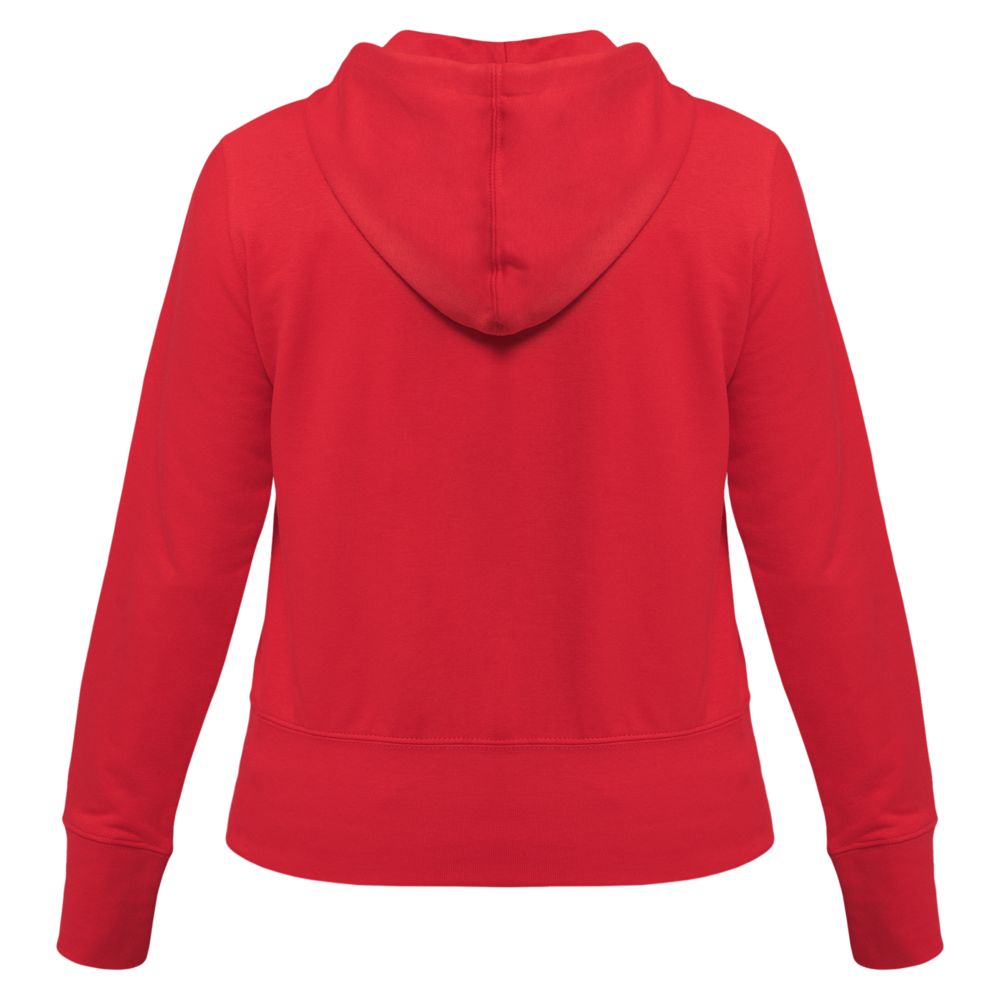 Толстовка женская Hooded Full Zip красная, размер XXL-3