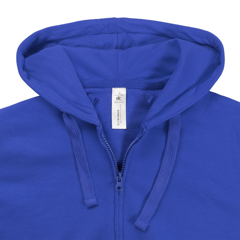 Толстовка женская Hooded Full Zip ярко-синяя, размер L-4