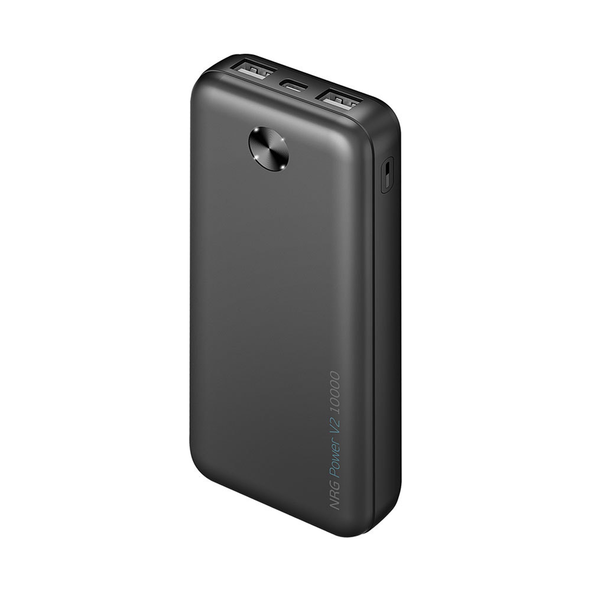 Внешний АКБ NRG Power V2 10000 мА-ч, 2A, 2xUSB, черный, Deppa-1