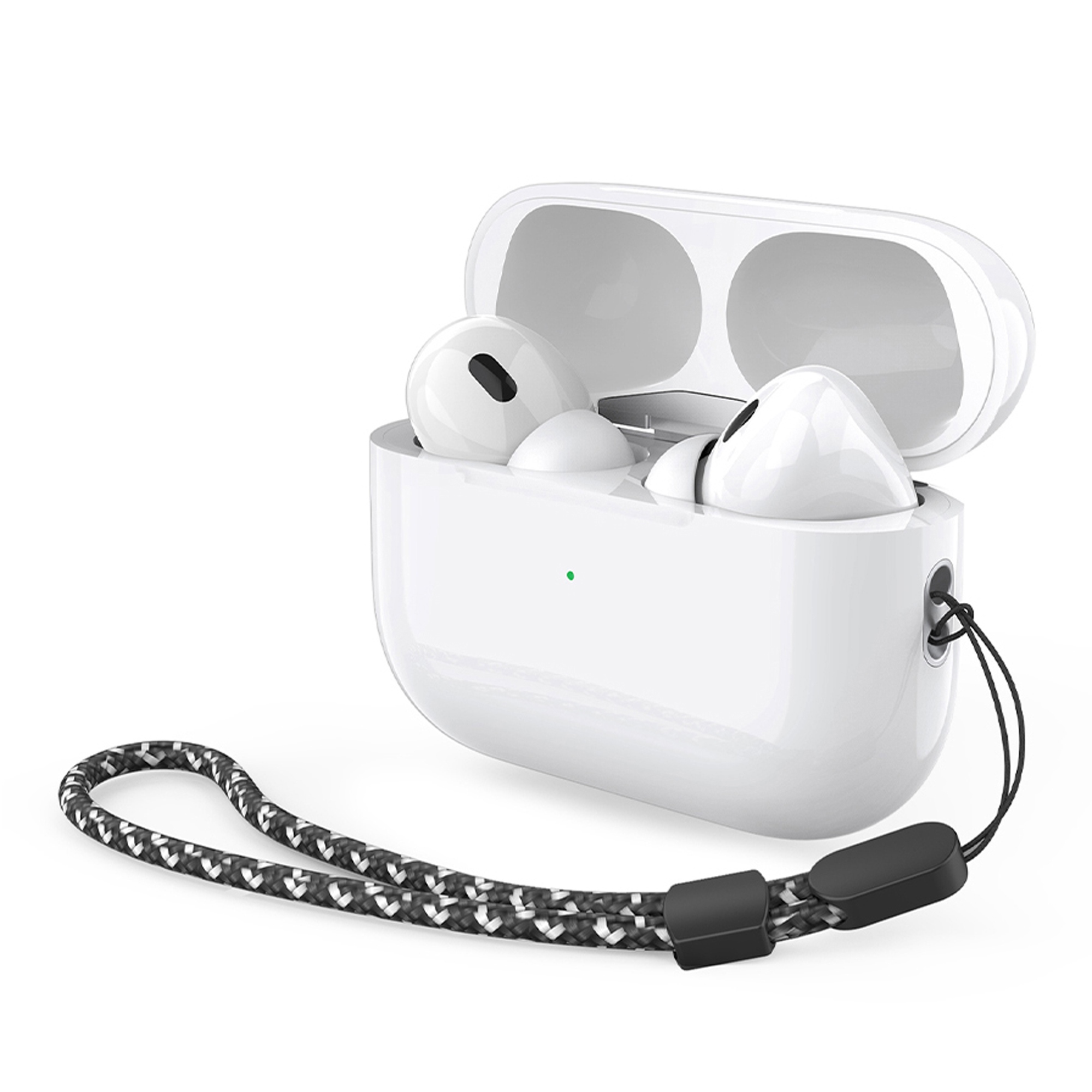 Беспроводные наушники с микрофоном Air Pro 2 ANC, TWS, BT 5.3, 300 мАч, ANC, QI, белый, Deppa-1