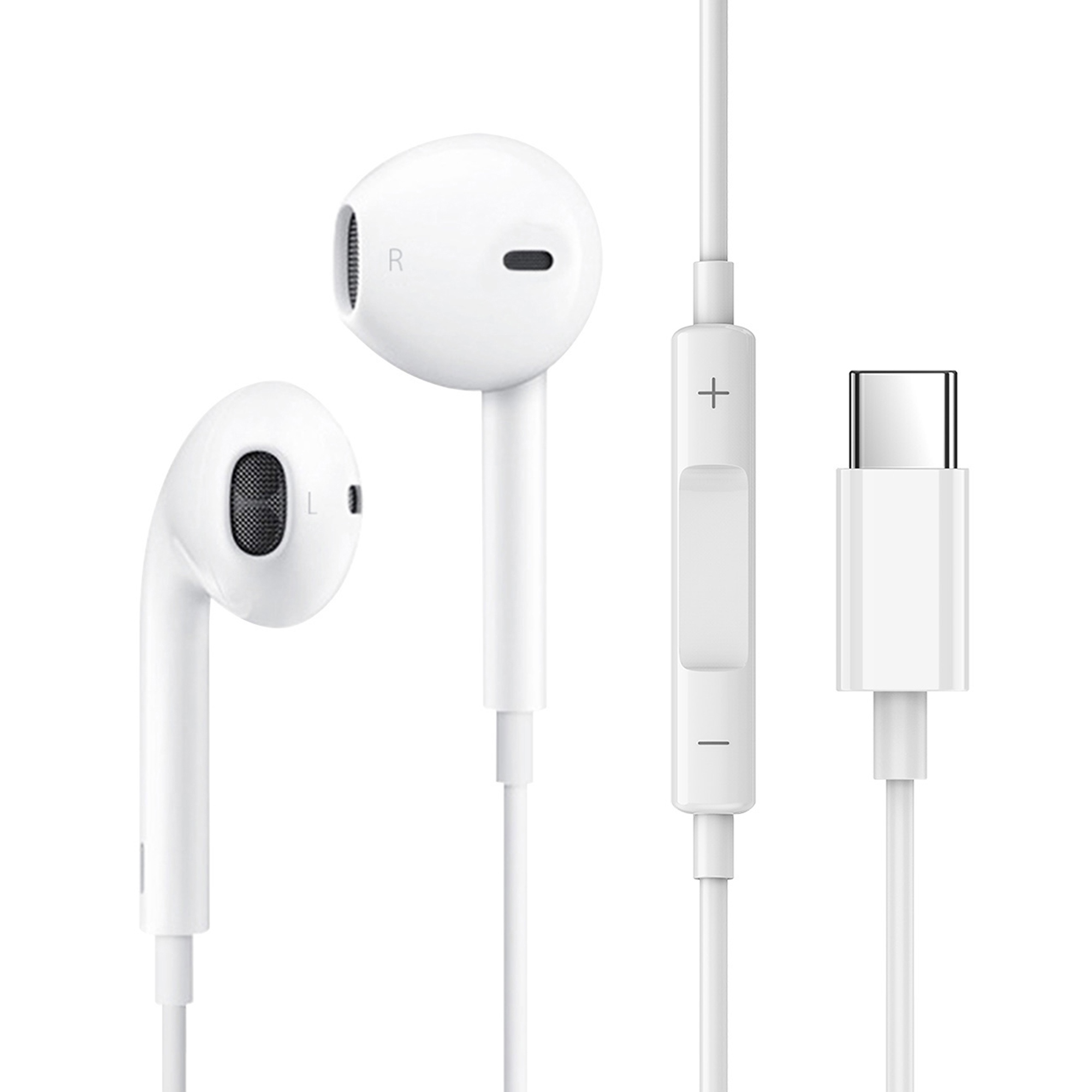 Стереогарнитура Stereo Air Type-C, белый, Deppa-1