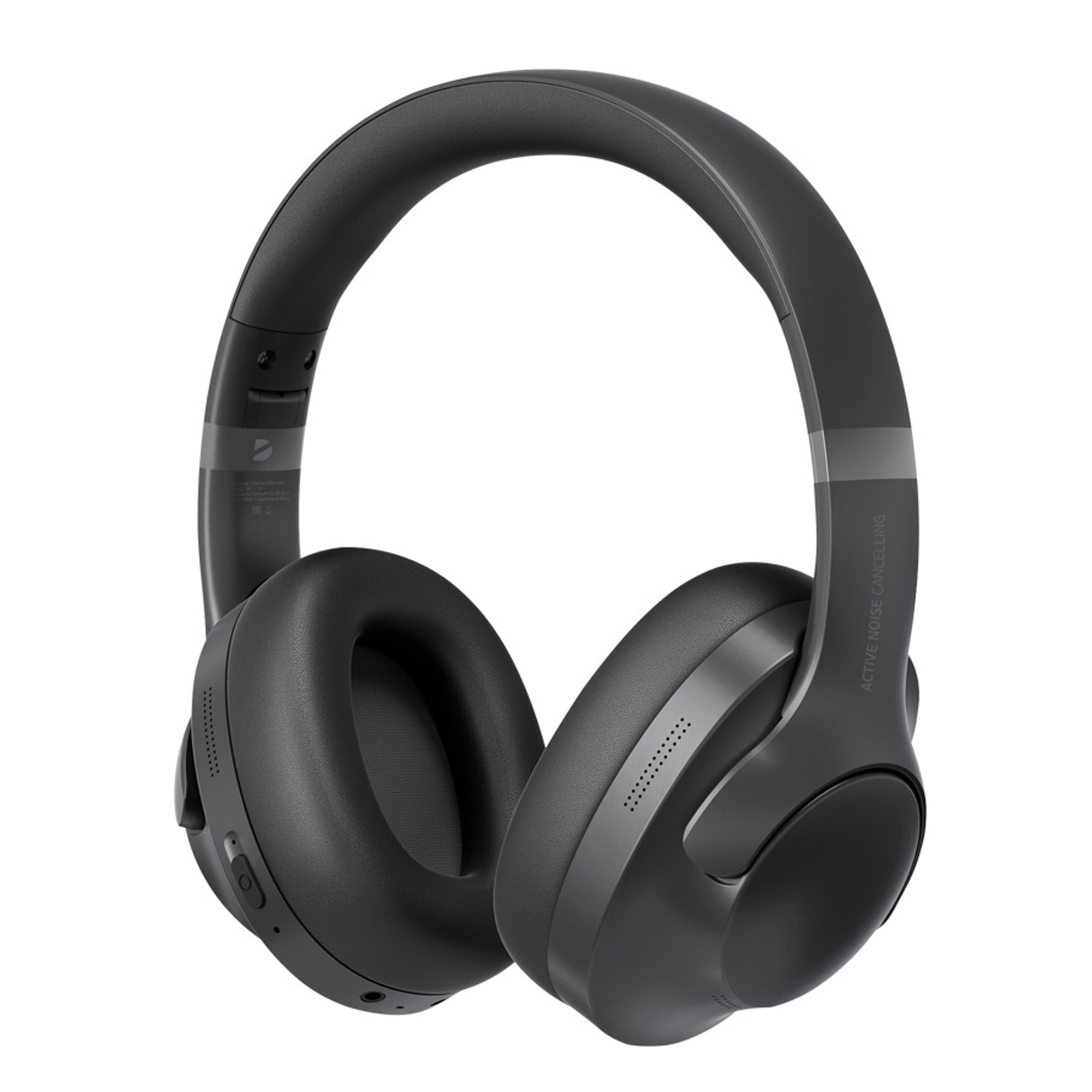 Беспроводные накладные наушники Stereo Ultra ANC, BT 5.4, ANC/ENC, 500мАч, черный, Deppa-1