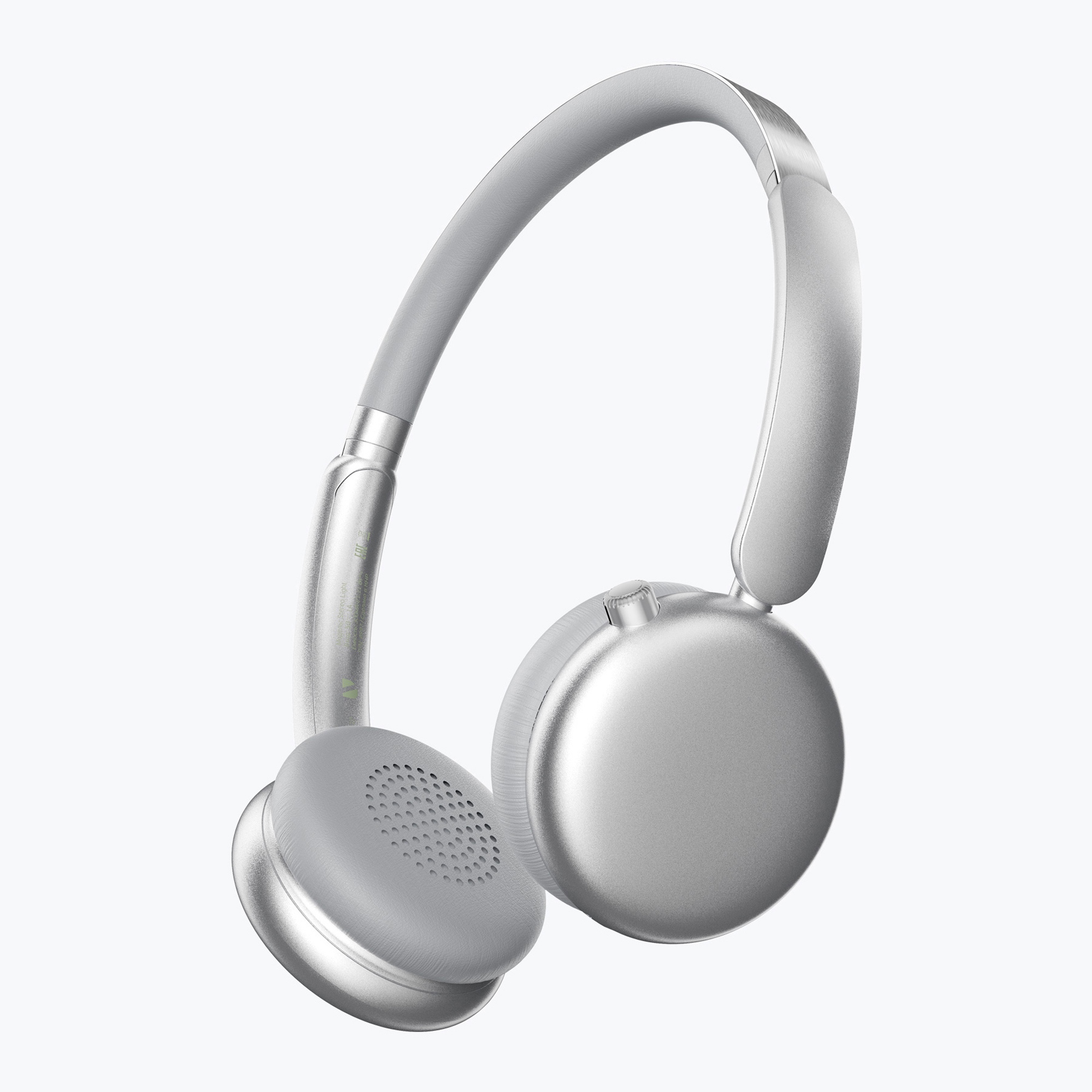 Беспроводные накладные наушники Stereo Light, BT 5.4, 300 мАч, cеребристый, Deppa-1