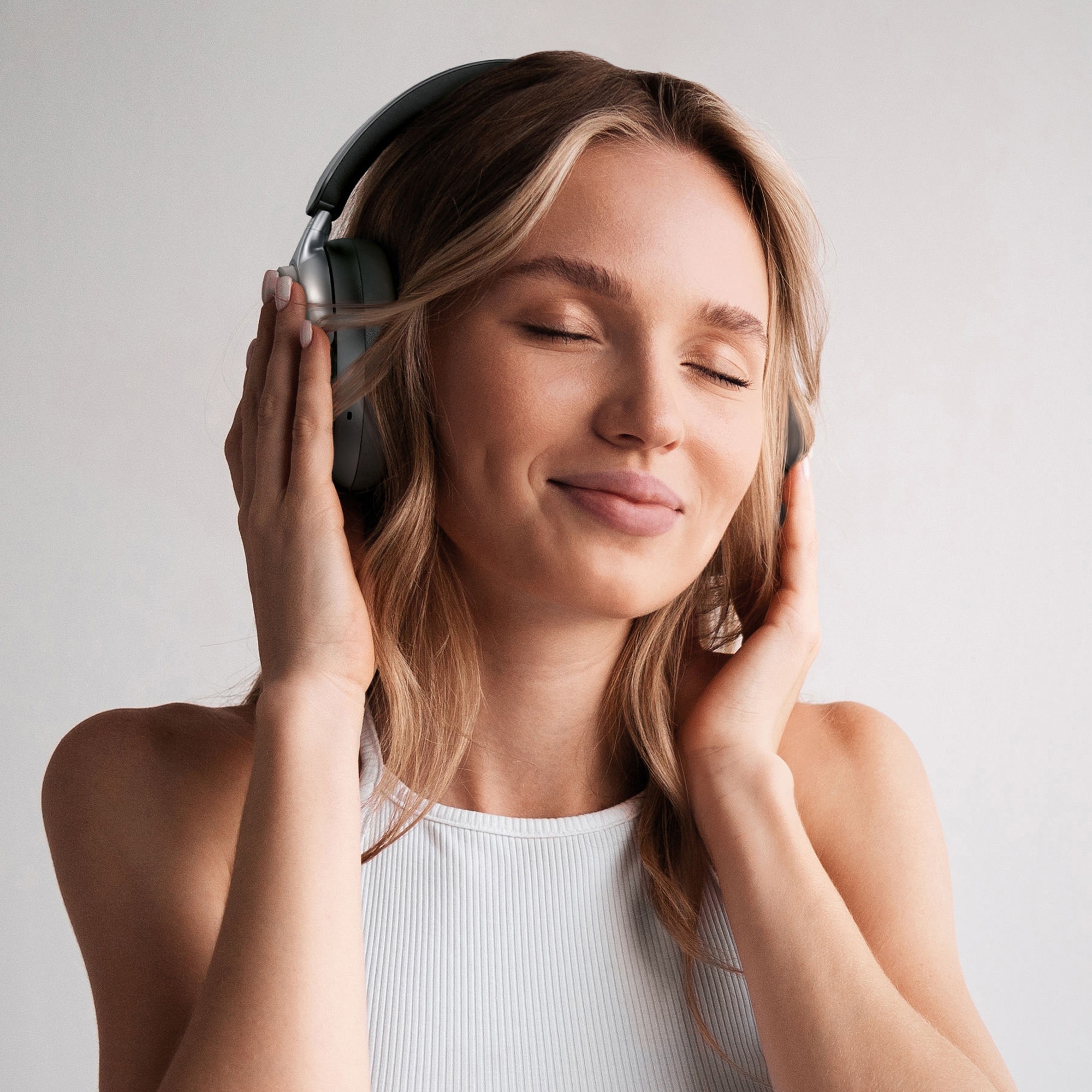 Беспроводные накладные наушники Stereo Vibe, BT 5.4, 400 мАч, черный, Deppa-2