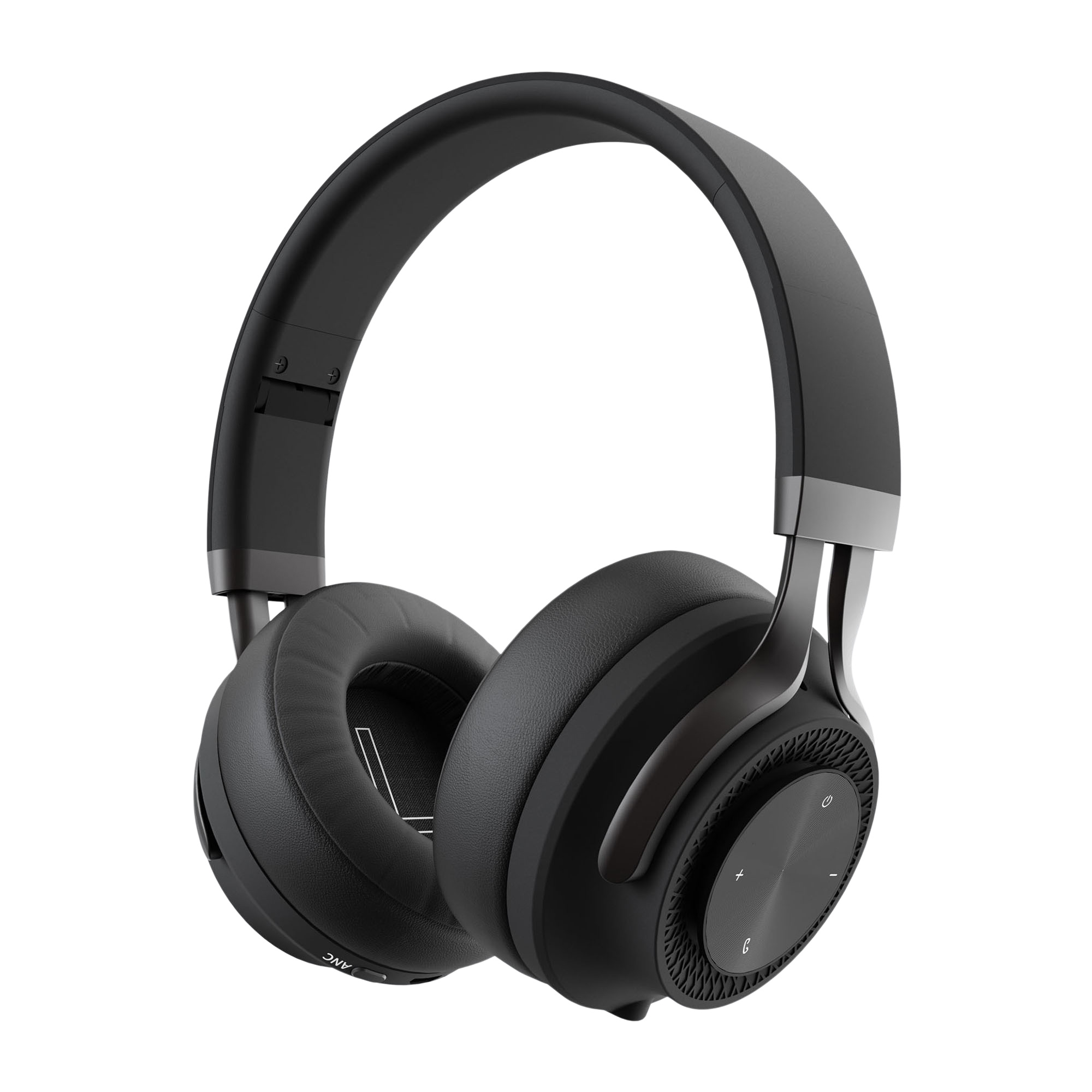 Беспроводные накладные наушники Stereo Style ANC , BT 5.0, ANC, 500мАч, черный, Deppa-1