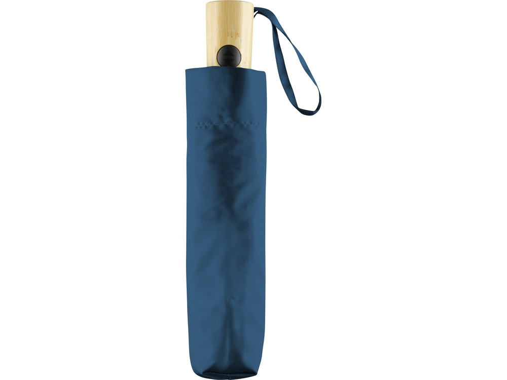 Зонт складной 5429 ÖkoBrella из бамбука, полуавтомат,белый-3