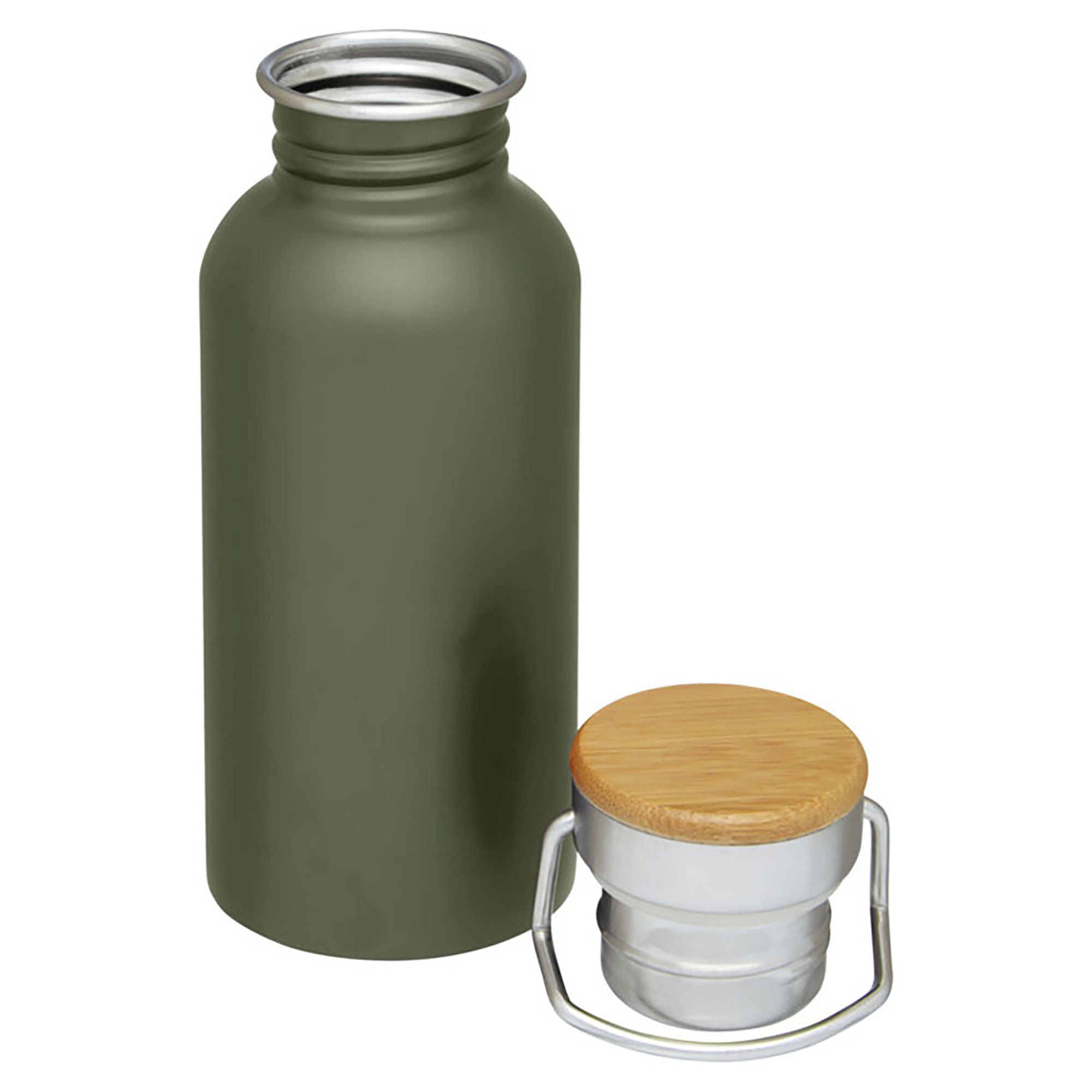 Спортивная бутылка Тор объемом 550 мл, зеленый лесной-3