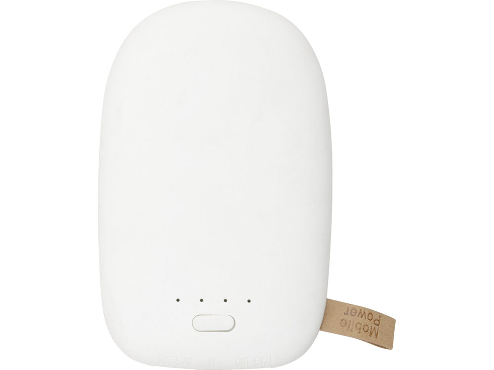 Внешний аккумулятор в форме камня «Stone», 10400 mAh, белый-2