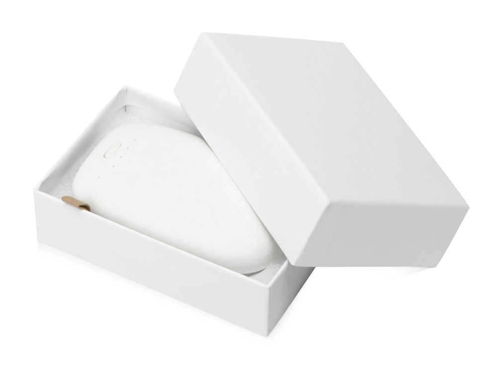 Внешний аккумулятор в форме камня «Stone», 10400 mAh, белый-8