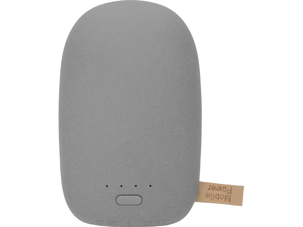 Внешний аккумулятор в форме камня «Stone», 10400 mAh, серый-2