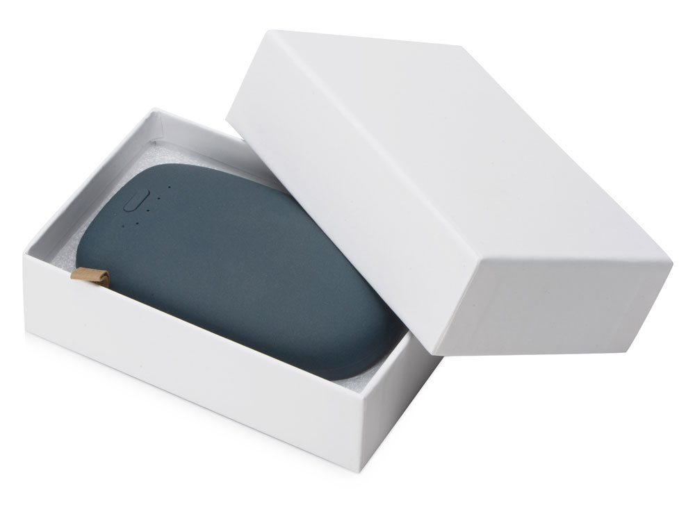 Внешний аккумулятор в форме камня «Stone», 10400 mAh, темно-серый-8