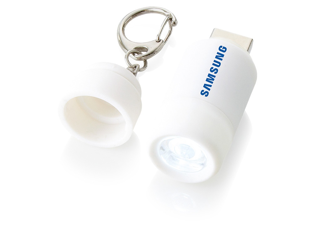 Мини-фонарь "Avior" с зарядкой от USB, белый-1