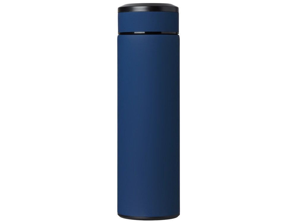 Вакуумный термос "Vacuum Flask C1", soft touch, 420мл, темно-синий-2