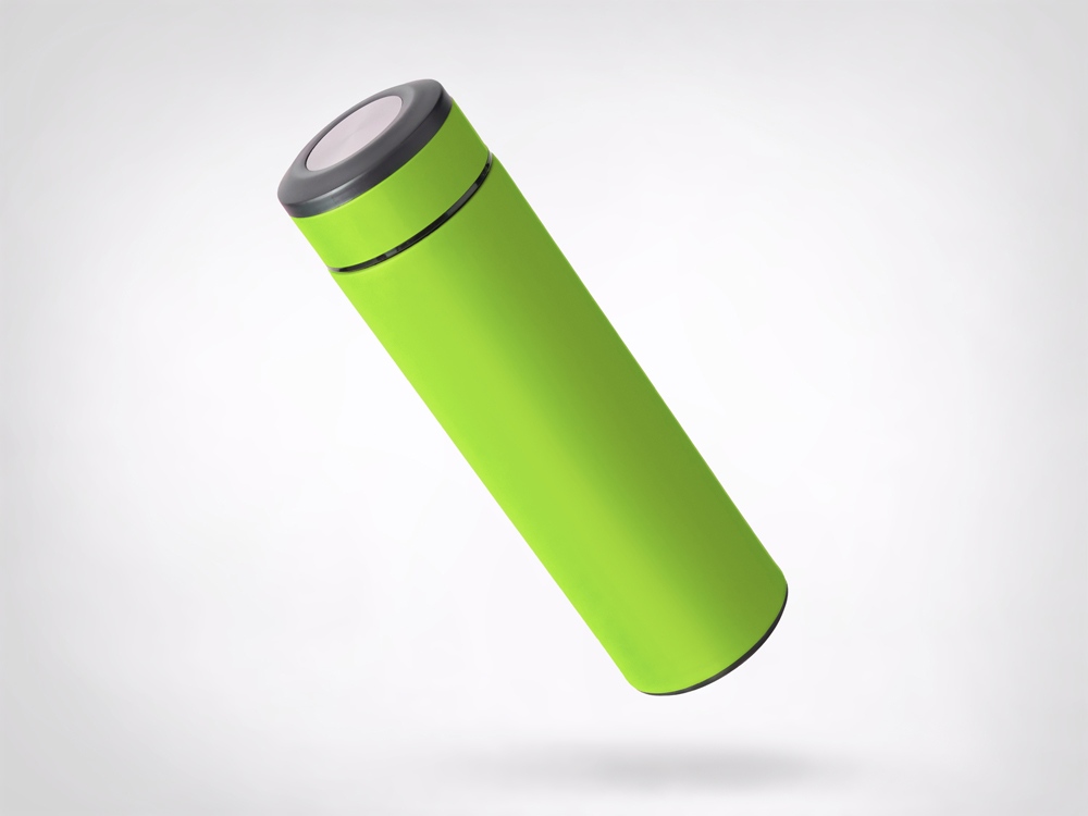 Вакуумный термос "Vacuum Flask C1", soft touch, 420мл, зеленое яблоко-5