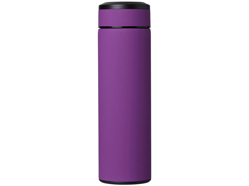 Вакуумный термос "Vacuum Flask C1", soft touch, 420мл, фиолетовый-2