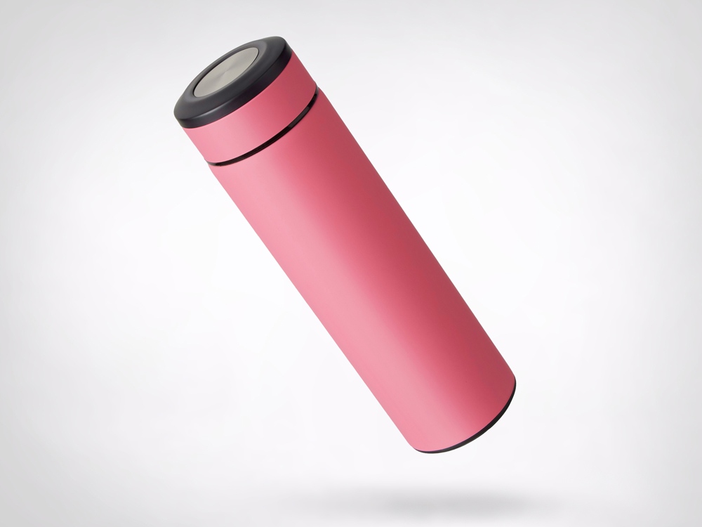 Термос «Confident» с покрытием soft-touch 420мл, пыльная роза-5