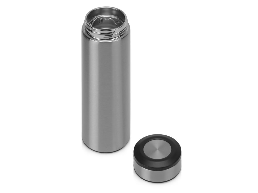 Термос «Confident Metallic» 420мл, серебристый-1
