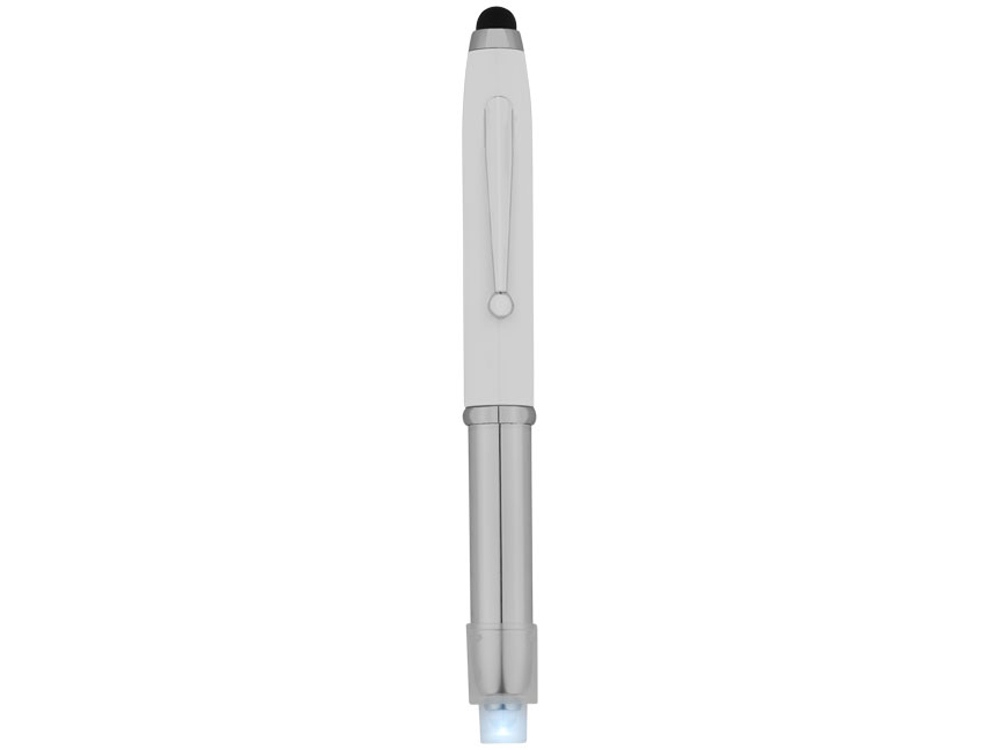 Ручка-стилус шариковая "Xenon", белый, синие чернила-2