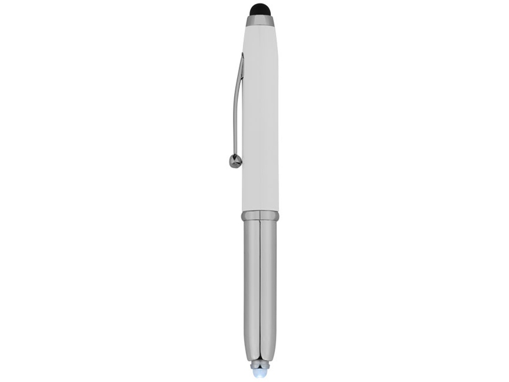 Ручка-стилус шариковая "Xenon", белый, синие чернила-5