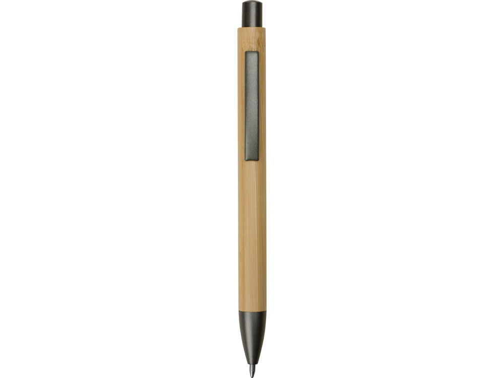 Ручка бамбуковая шариковая "Tender Bamboo", темно-серый-1